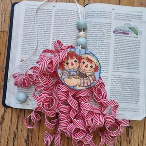 Raggedy Ann and Andy Bible Bookmark Tassel